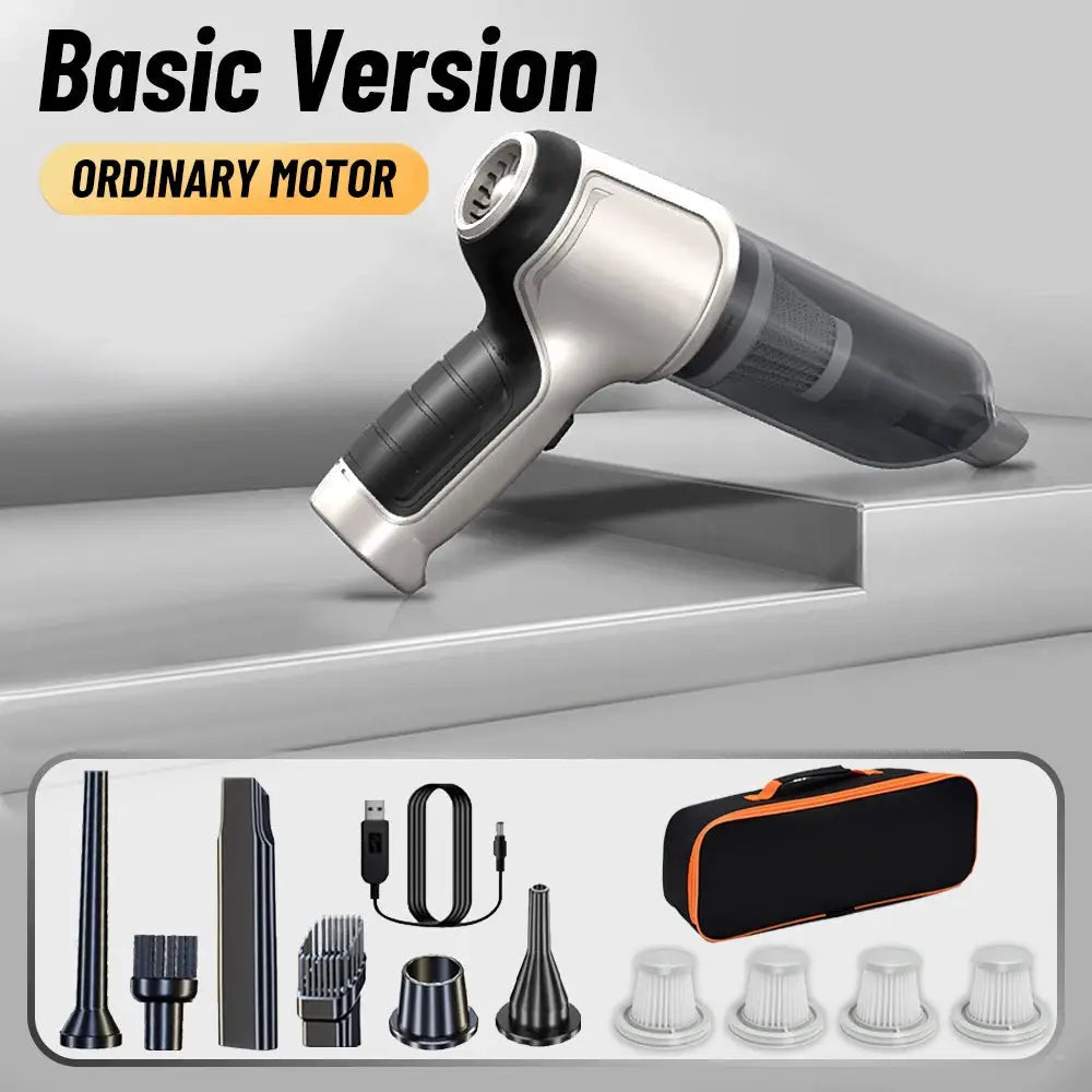Car Vacuum Cleaner | 95000Pa Suction | 40 Min Battery Life | Cordless Handheld