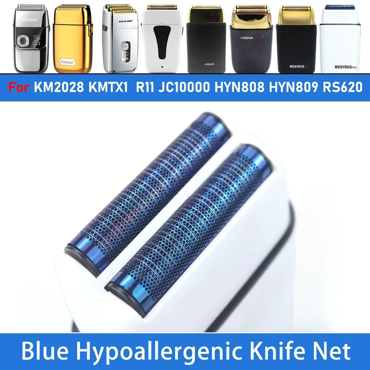 Original Replacement Blade Net Shave System for KM2028 KMTX1 R11 JC10000 HYN808 HYN809 RS620 Men's Razor Shaver Accessories from PriceLows™