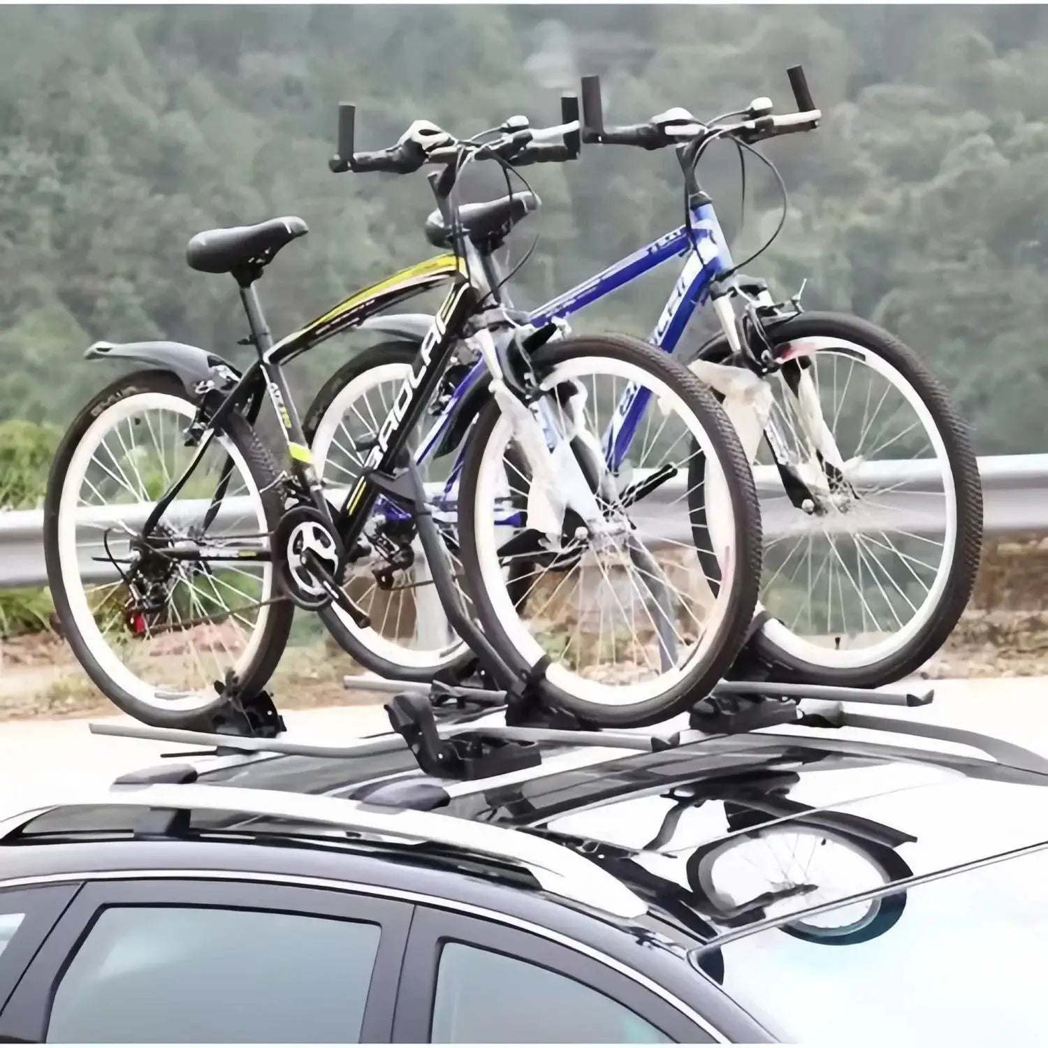Car Bike Rack Roof Bike Holder Car Mounted Mountain Bike Rack Single Frame Aluminum Alloy Bike Framecar Mounted Roof Travel Rack from PriceLows™