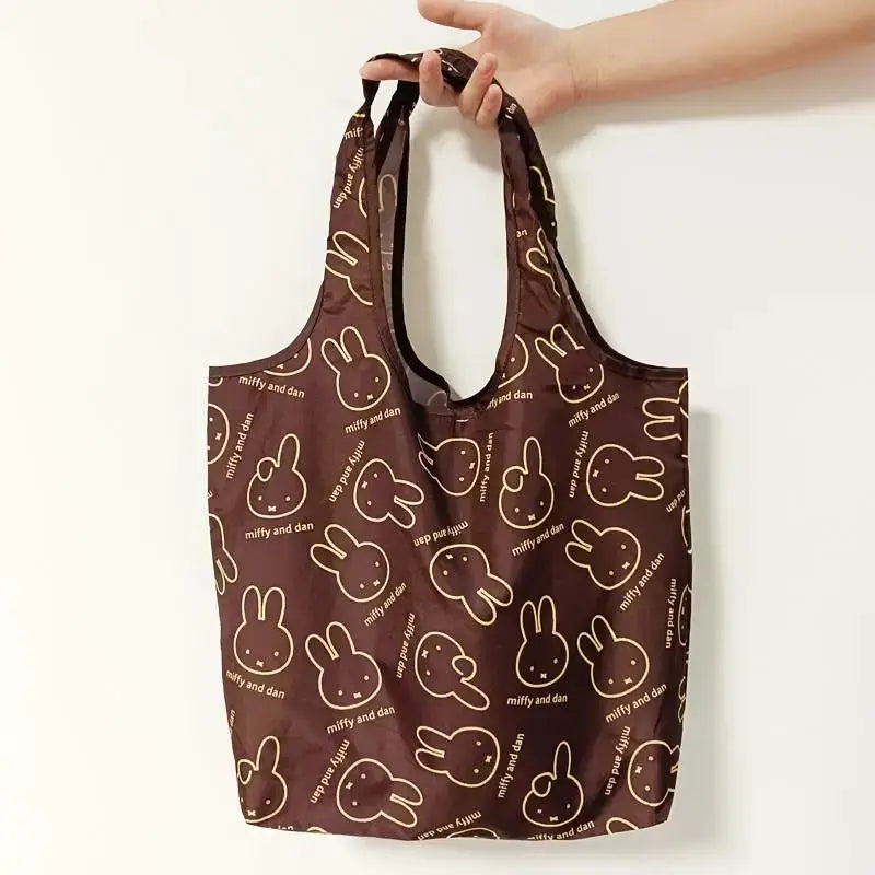 Miffy Tote Bag | Foldable Design | High Capacity | Portable Shopping Purse
