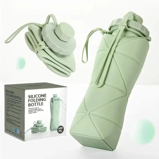 Food-grade Silicone Foldable Water Cup Large Capacity Portable for Outdoor Travel & Sports Heat-resistant Creative Collapsib from PriceLows™