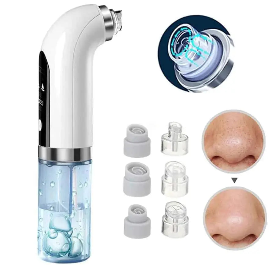 Face Beauty Pore Vacuum Facial Cleaner, Blackhead Remover, USB Charging Water Circulation Facial Cleaning Tool from PriceLows™