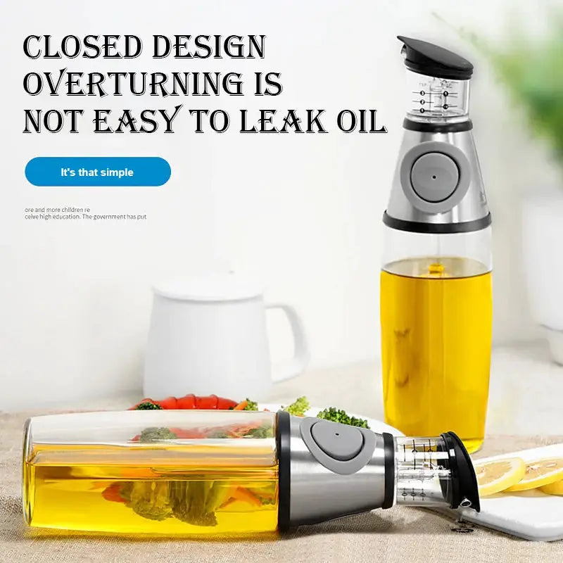 Oil Sprayer | Clear Glass Jug | Large Opening | 250ml 500ml