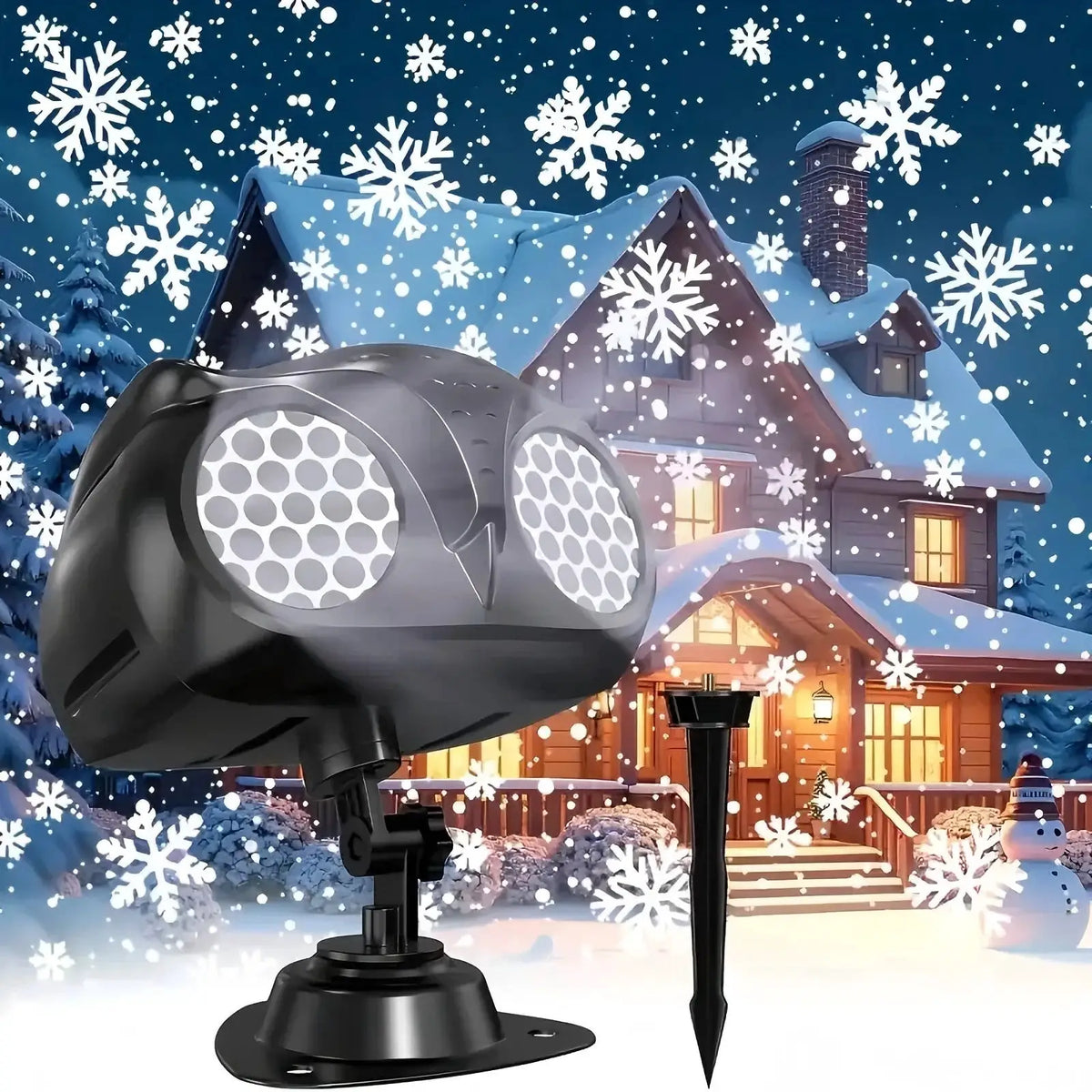 LED Snow Projector Light | IP65 Waterproof | Dimmable | Outdoor Decorations