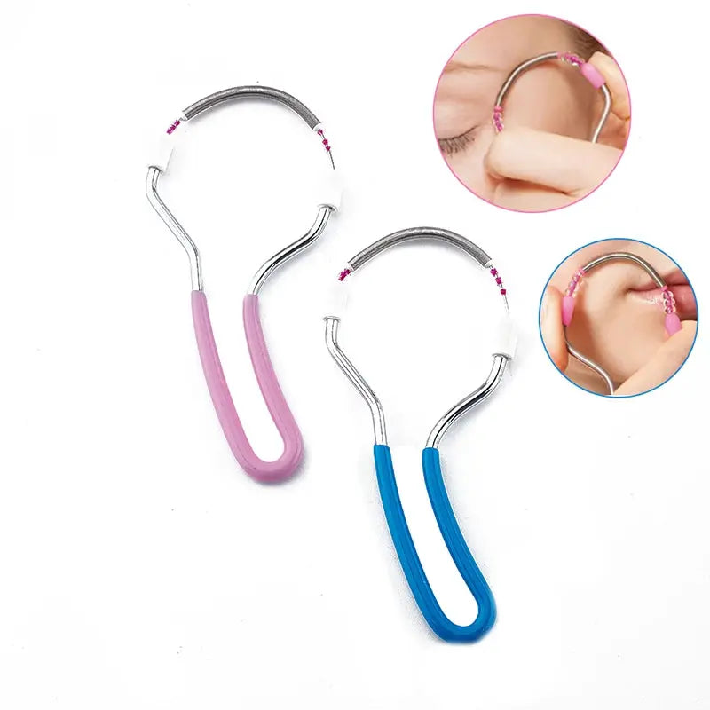 Handheld Facial Hair Remover | Spring Roller Design | Portable Epilator For Women