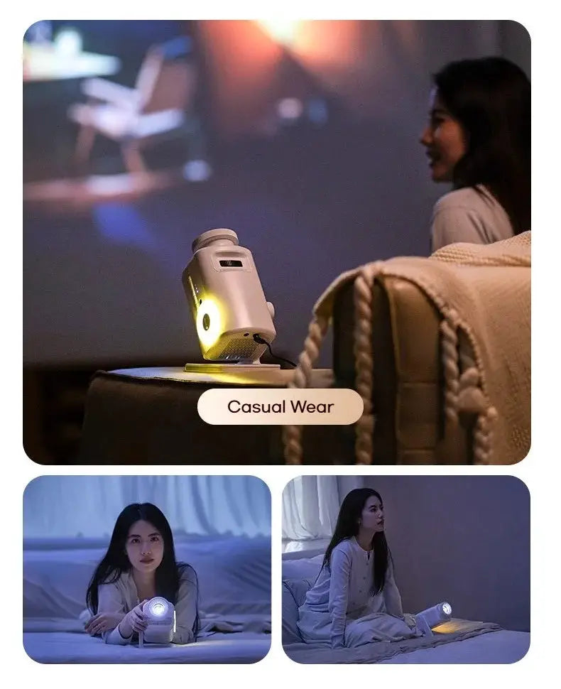 Holographic Star Projector | 60 Dynamic Scenes | 3D HD Floating Night Light