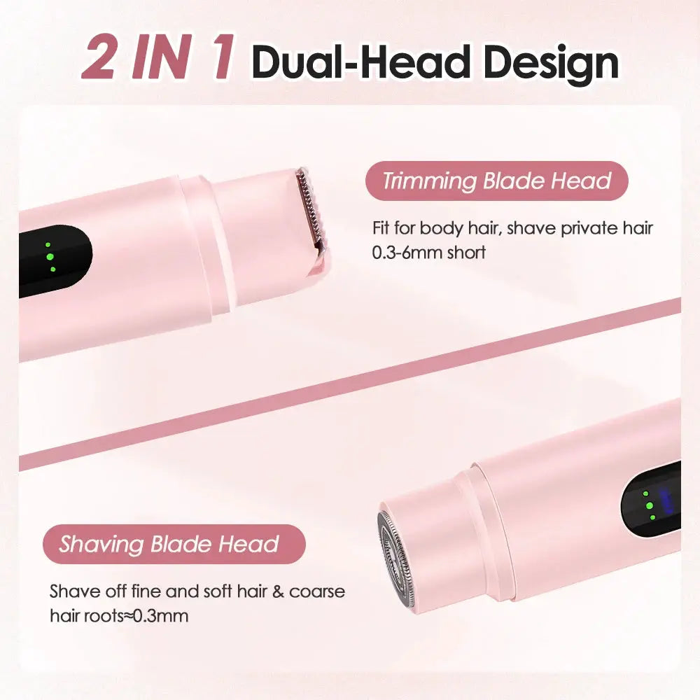Wet Dry Electric Shaver | 60 Min Battery | Double Head Trimmer