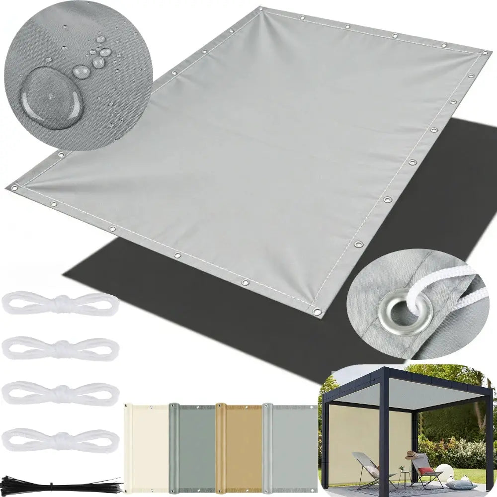 Garden Shade Sail | Poly Cotton | Waterproof | PU Coated