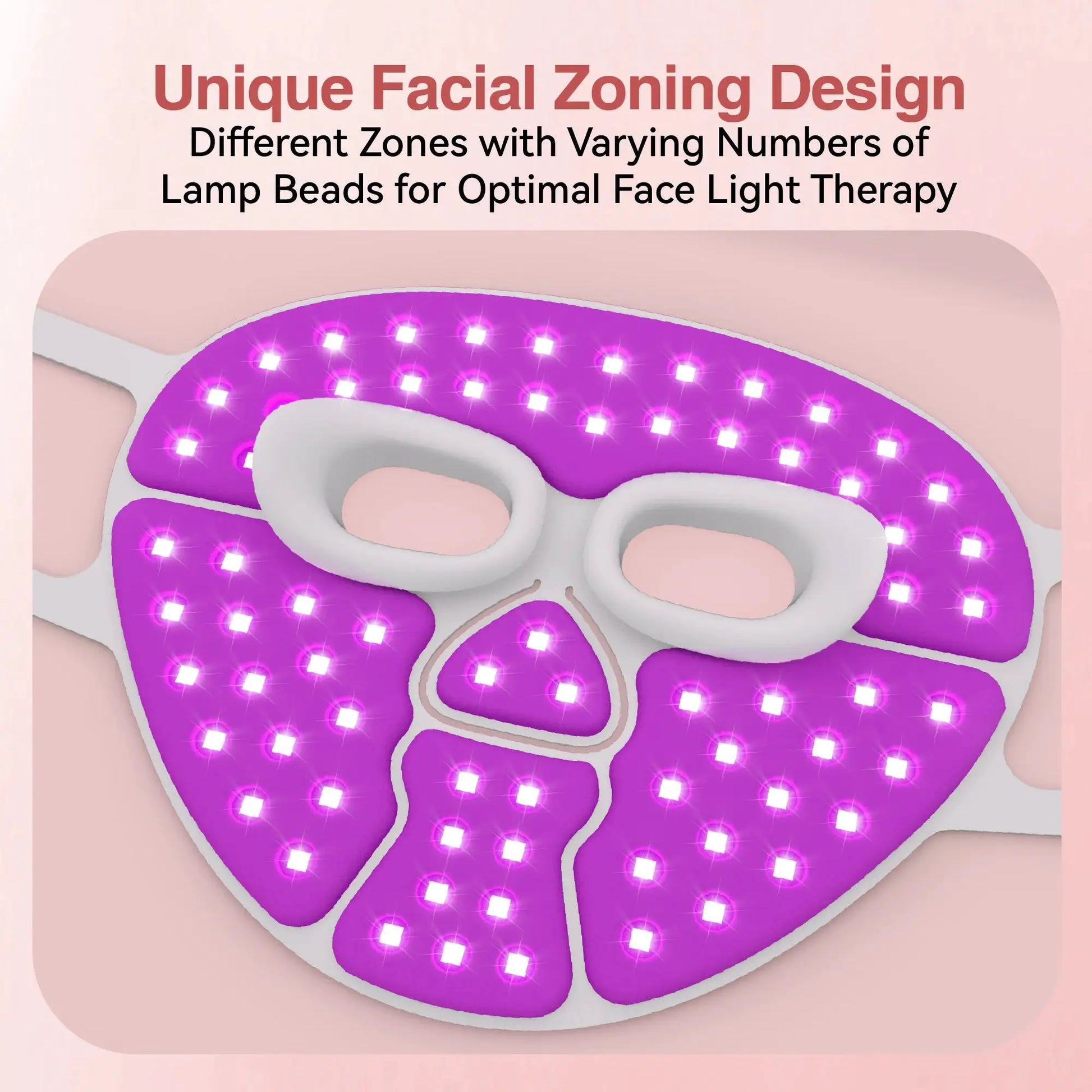 Hello Face M500S Ultra-light LED Red Light Therapy Photon Mask Near-Infrared Light Therapy Facial Mask Professional Face Care from PriceLows™