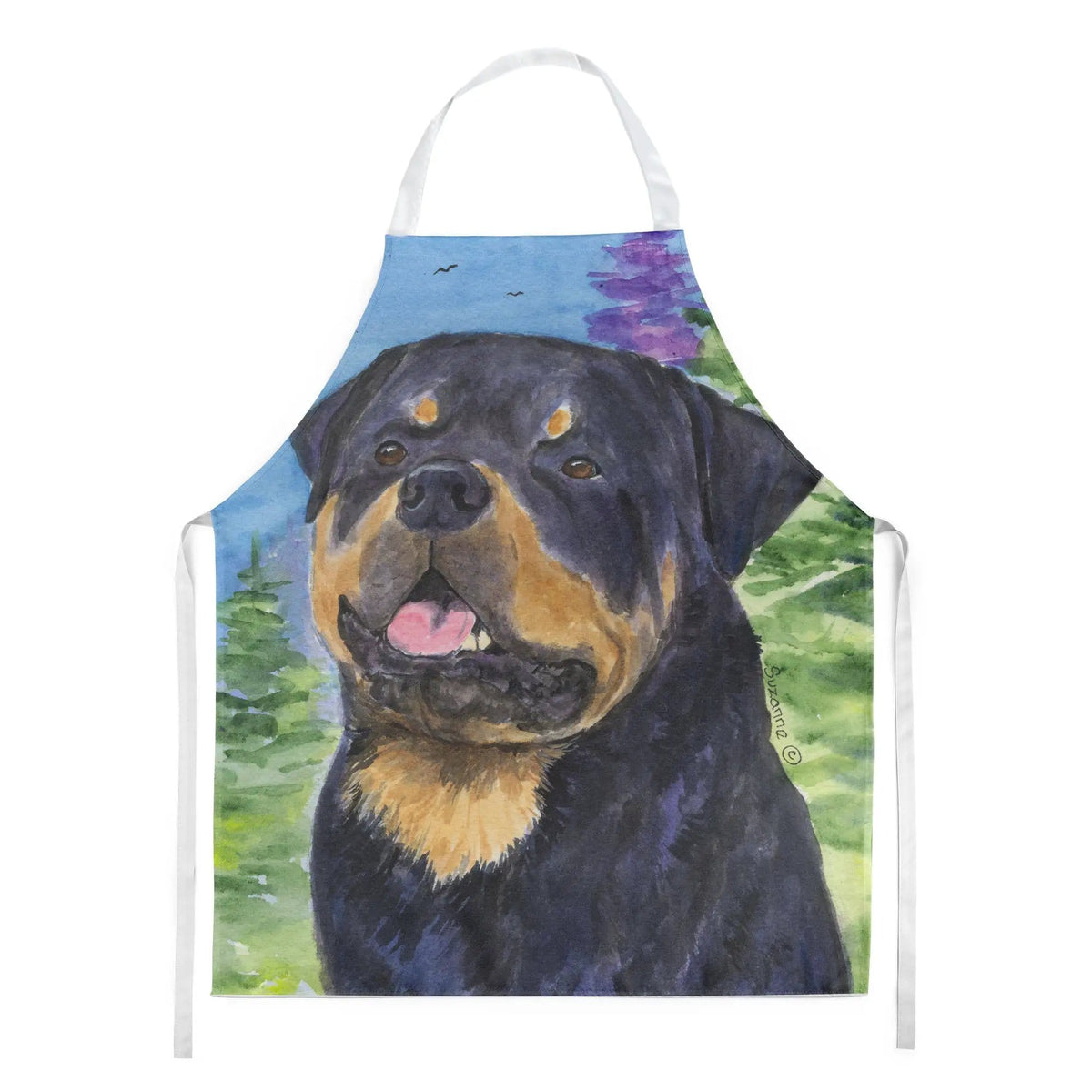 Kitchen Apron | Bib Style Unisex | 27"W x 30"H | Rottweiler