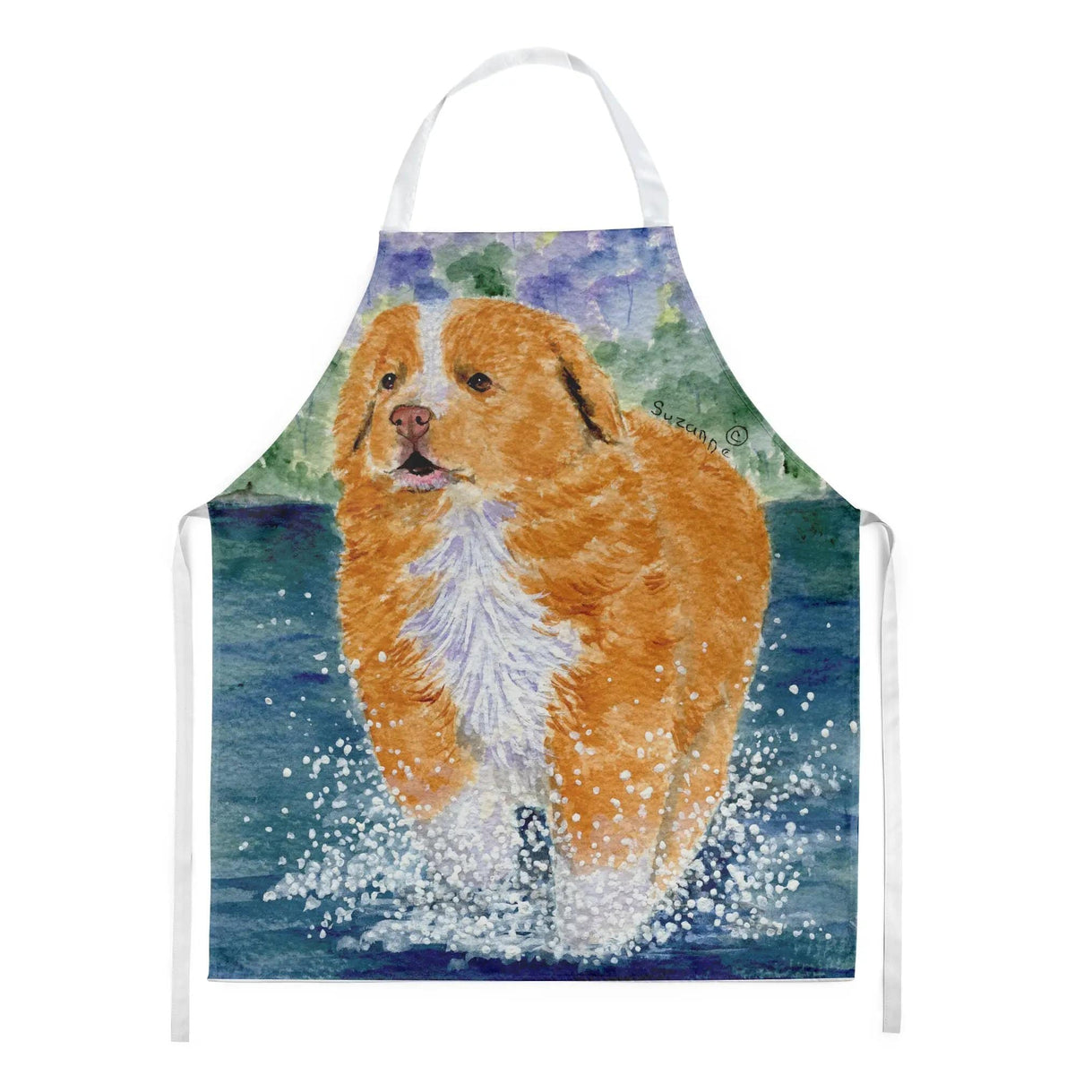 Kitchen Apron | Bib Style Unisex | 27"W x 30"H | Nova Scotia Duck Toller