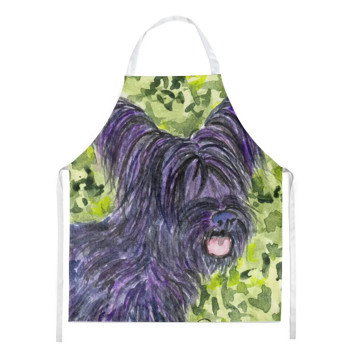 Kitchen Apron | Bib Style Unisex | 27"W x 30"H | Skye Terrier