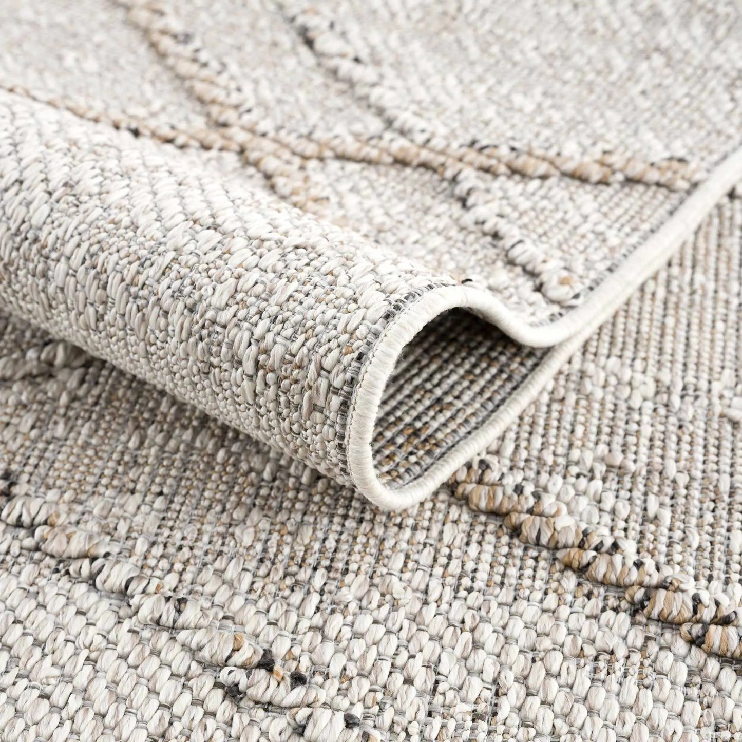 Baqer Bone & Tan Area Rug from PriceLows™