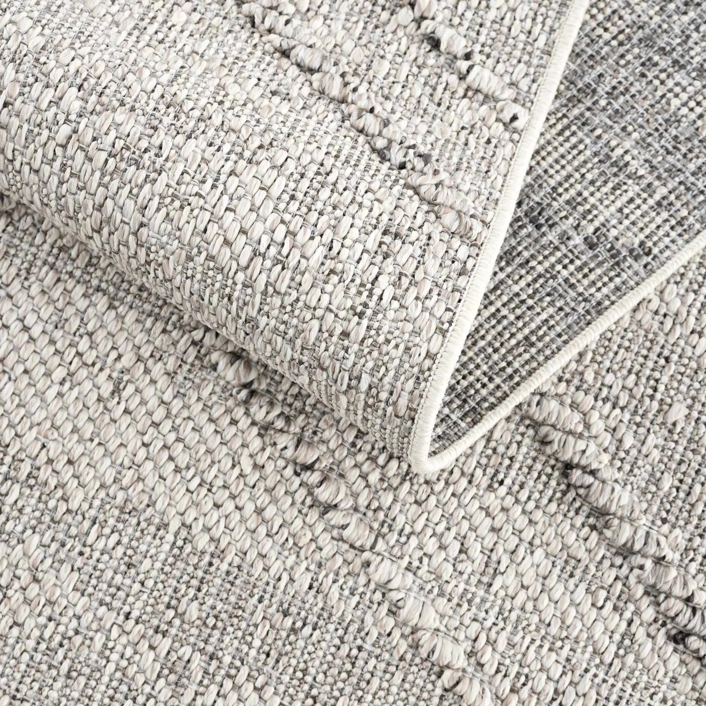 Baqer Bone & Taupe Area Rug from PriceLows™