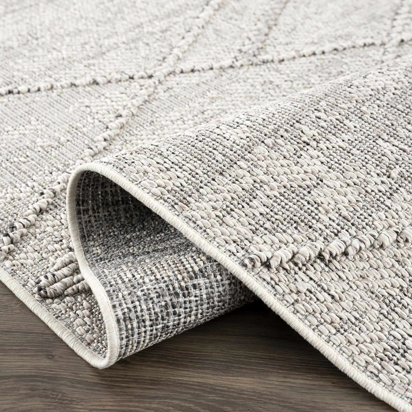 Baqer Bone & Taupe Area Rug from PriceLows™