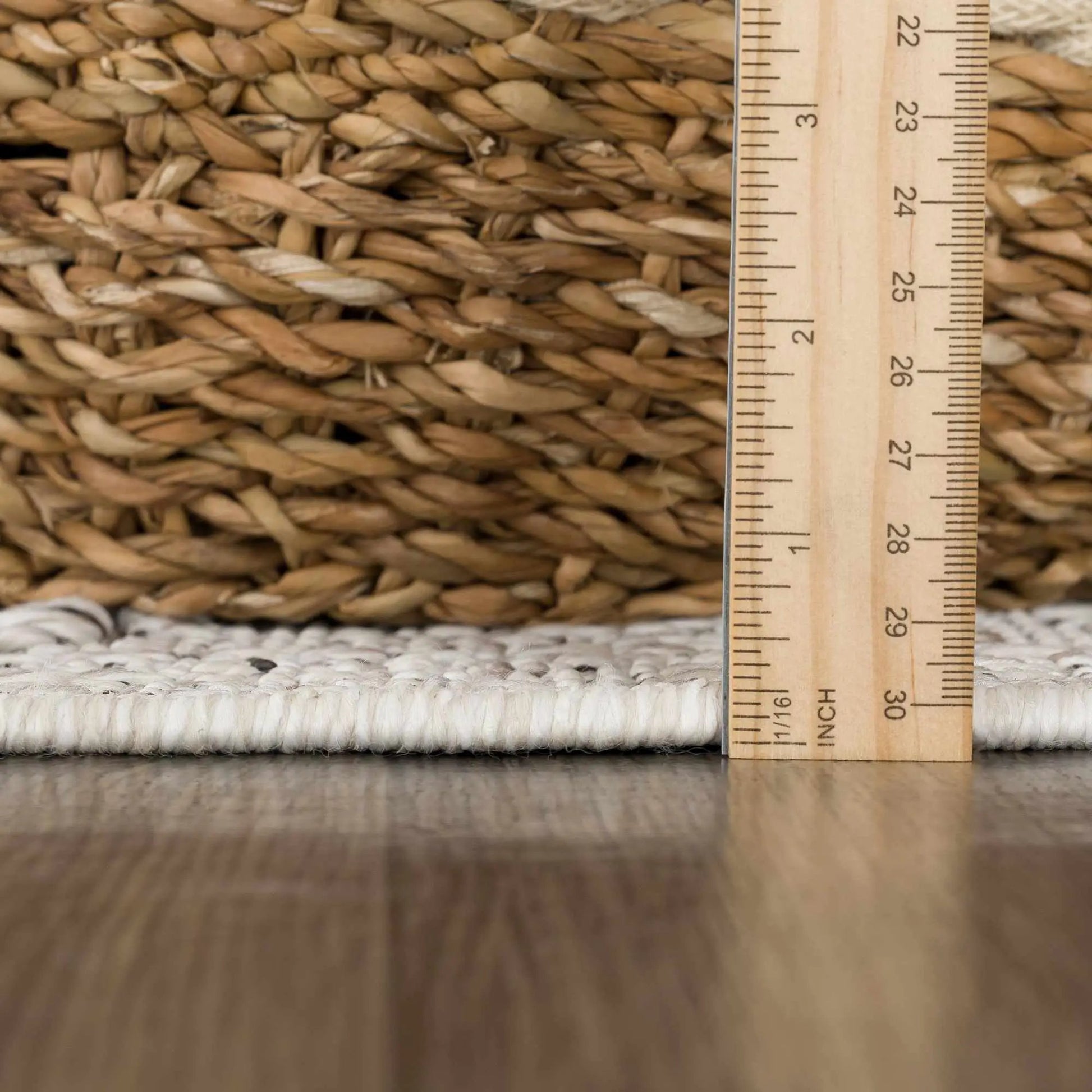 Baqer Bone & Taupe Area Rug from PriceLows™