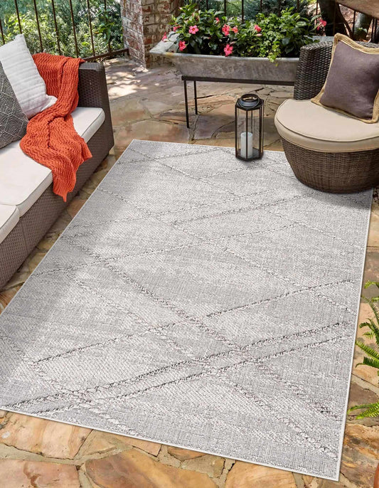 Baqer Bone & Taupe Area Rug from PriceLows™