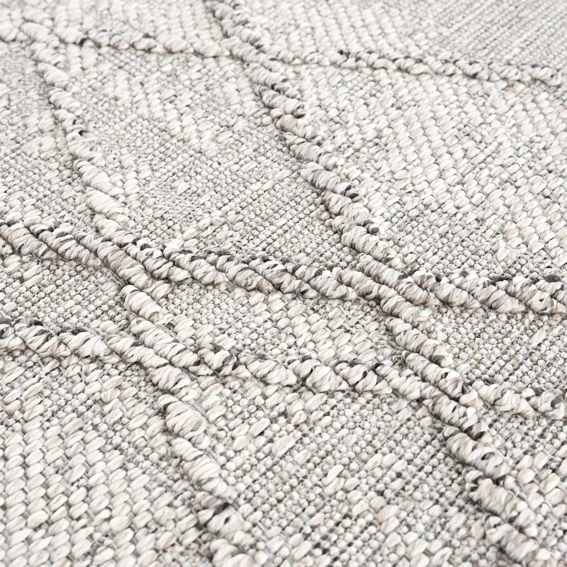 Baqer Bone & Taupe Area Rug from PriceLows™