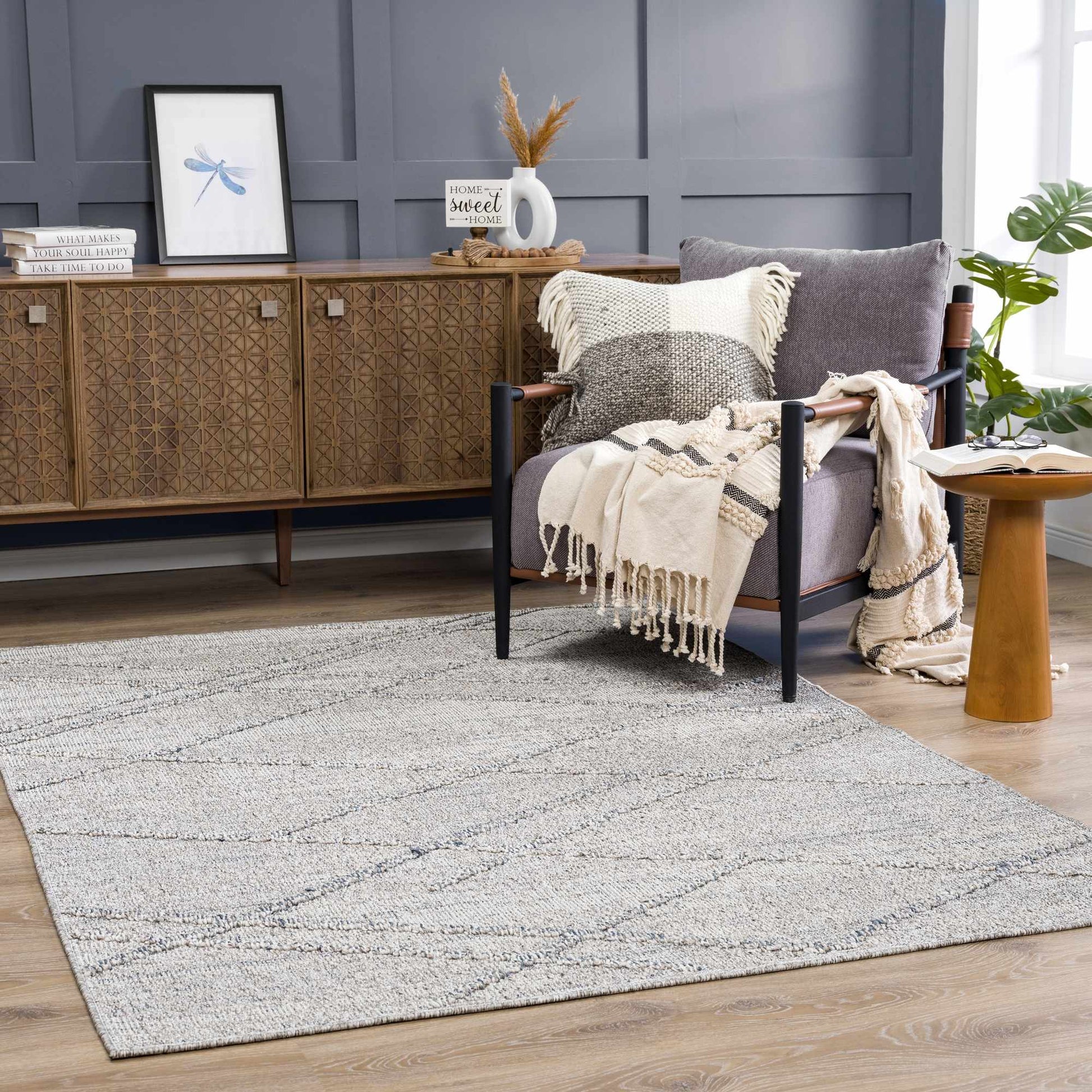 Baqer Taupe & Gray Area Rug from PriceLows™