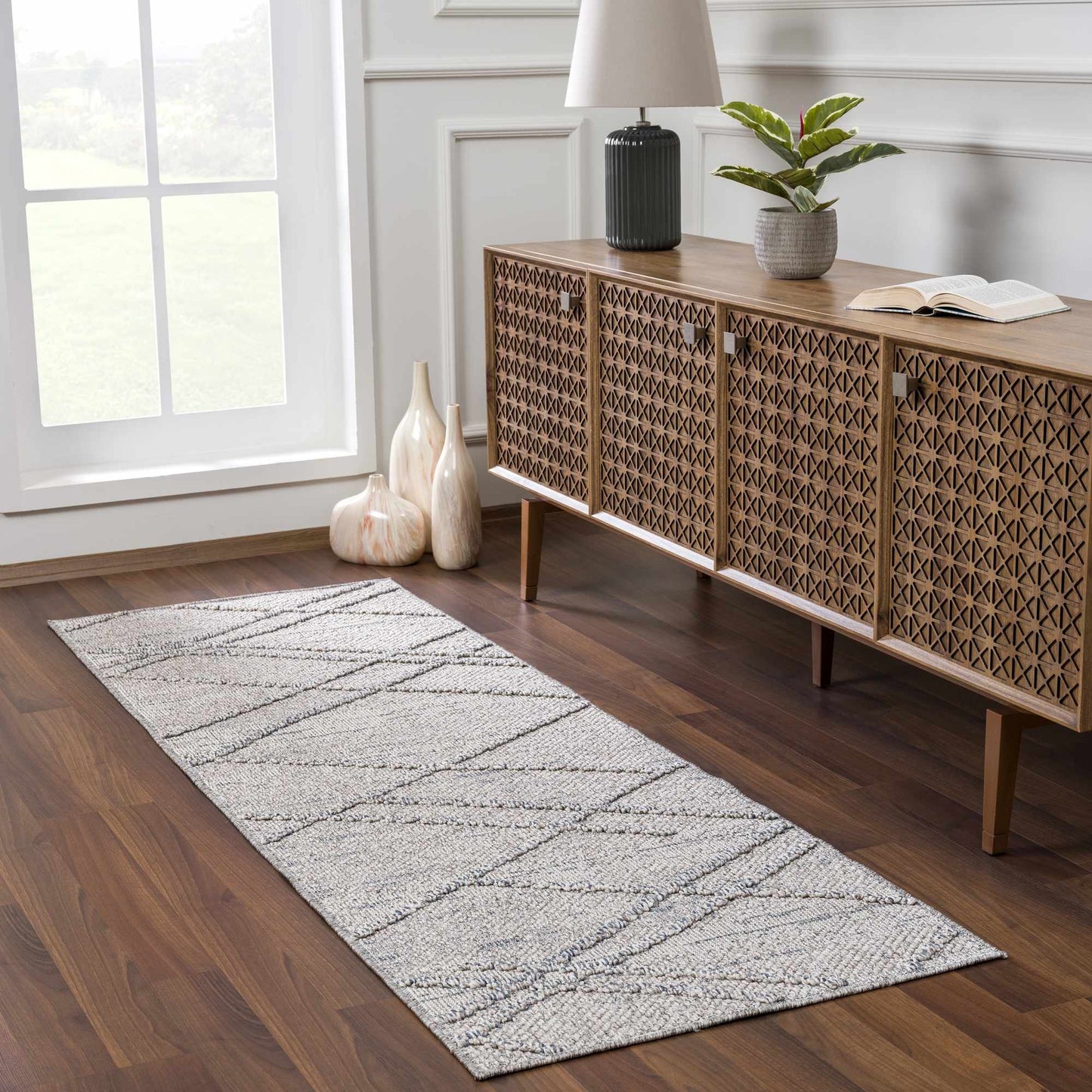 Baqer Taupe & Gray Area Rug from PriceLows™