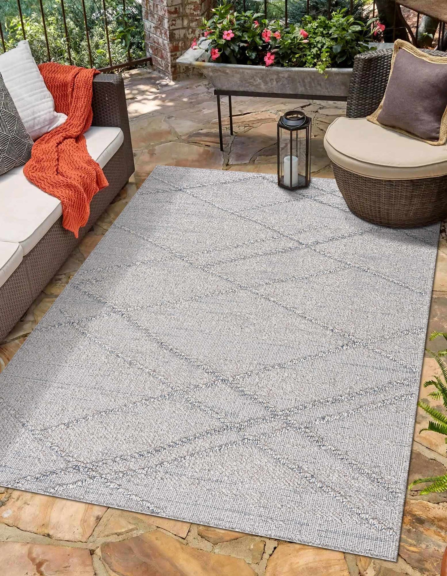 Baqer Taupe & Gray Area Rug from PriceLows™
