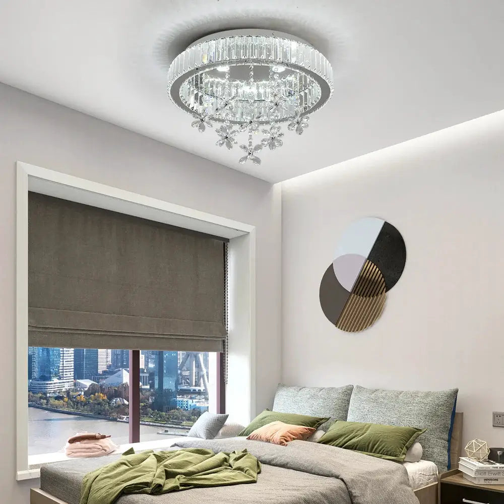 Crystal LED Ceiling Lamp Modern Chandelier Pendant Light Luxury Home Decor Living Dining Room Decor Fixtures Plafonnier Lustre from PriceLows™