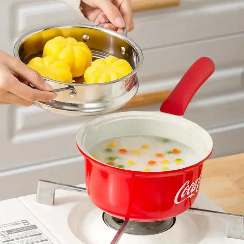 Stainless Steel Steamer Pan | 304 Grade | Nonstick Induction Ready