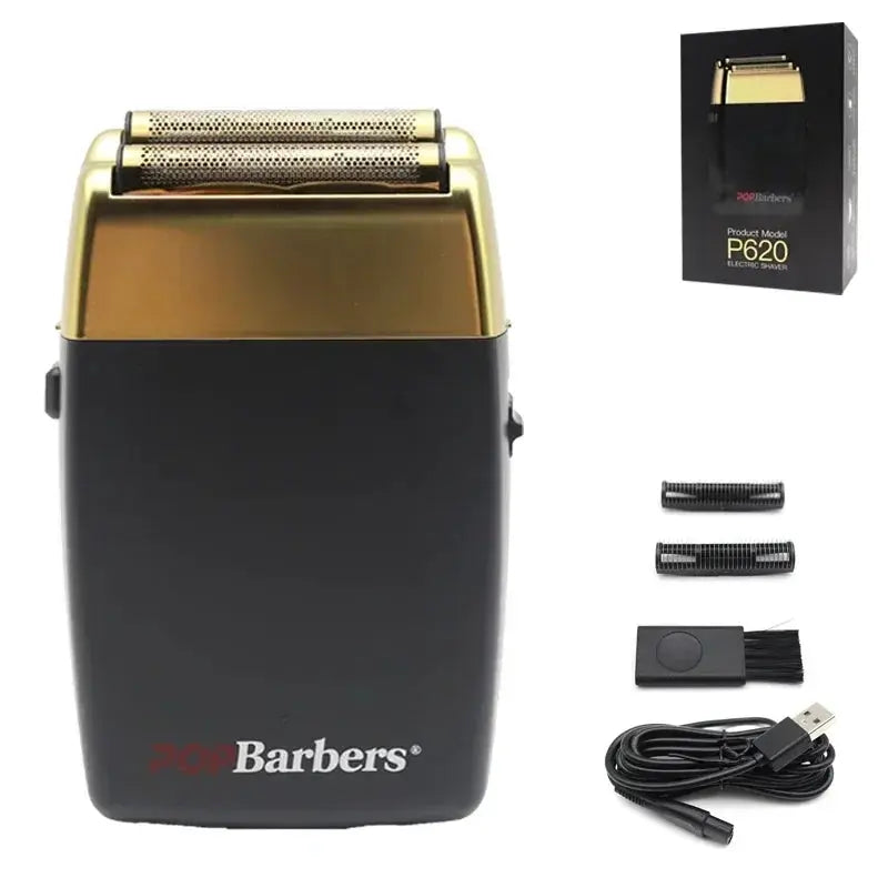 Beard Trimmer | 11000 RPM | USB Rechargeable Lithium 1400mAh | POP Barbers P620