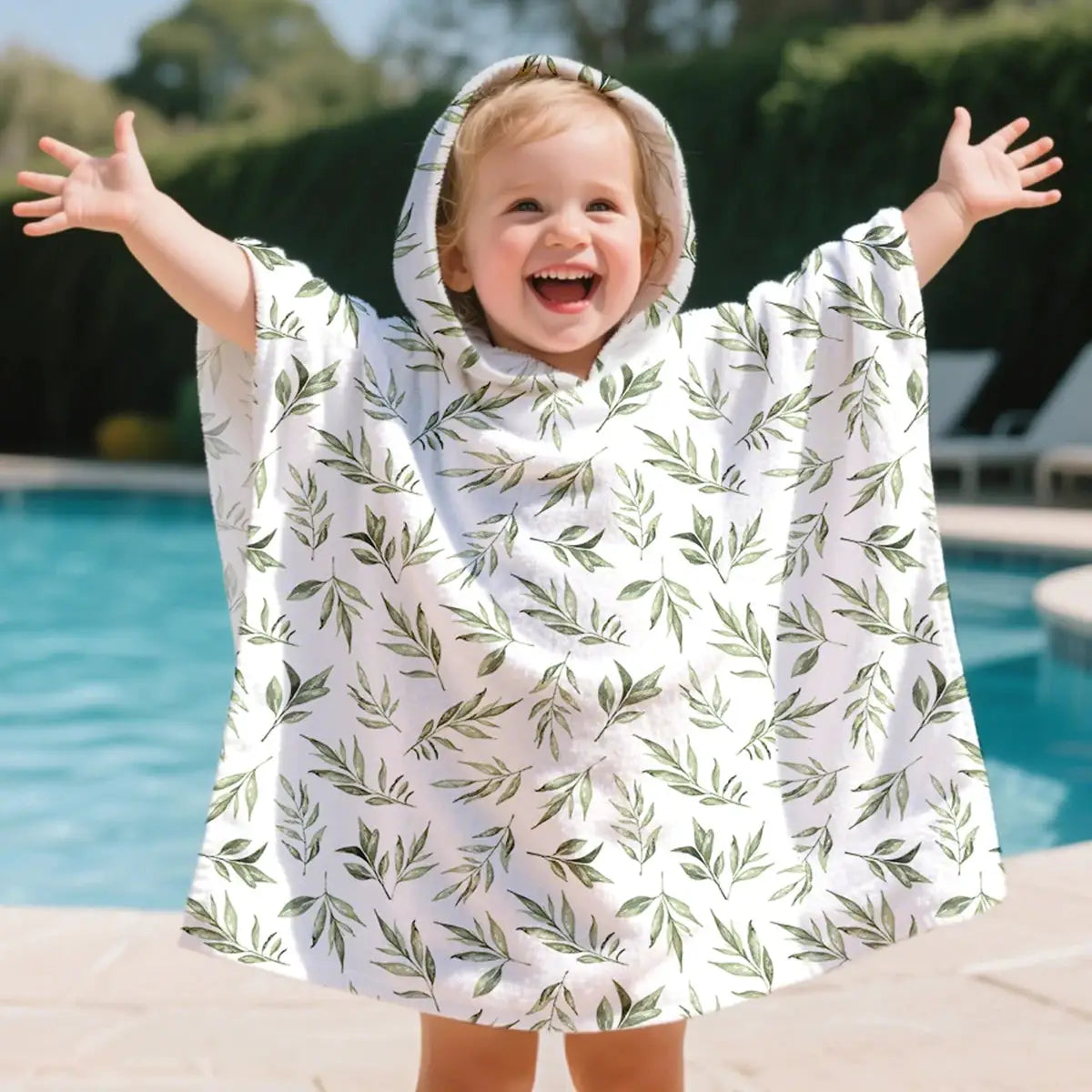 Kids Hooded Towel | Soft Polyester | Large Size | Cartoon Print