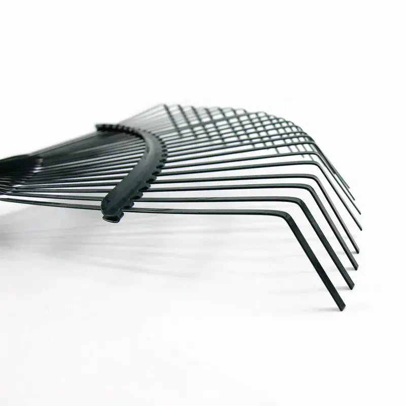 Garden Rake | 22-Tooth Metal Head | Heavy Duty Potting Tool