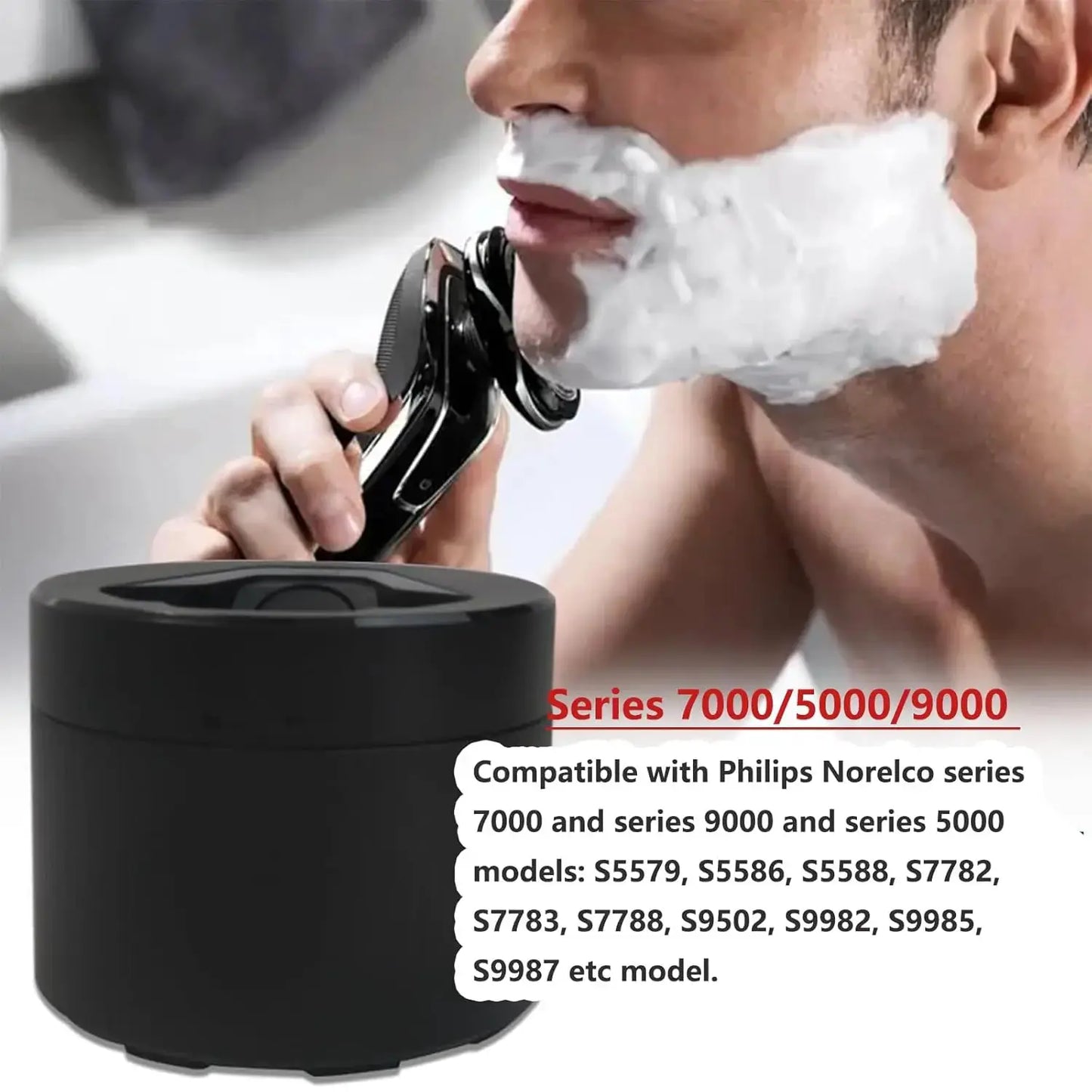 Replacement Quick Cleaning Pod Compatible with Philips 2nd Series 7000 S9000 S5000 Angular polygon Shavers，for Philips Cleaning from PriceLows™