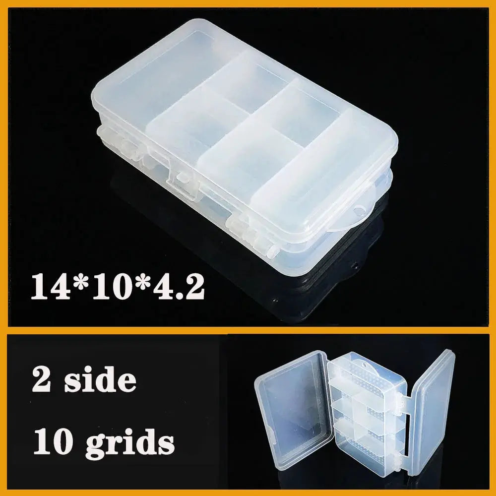 Transparent Plastic box Screw Compartment Box Jewelry Earring Display Case Container Clear Terminal Organizer Tool Storage boxes from PriceLows™