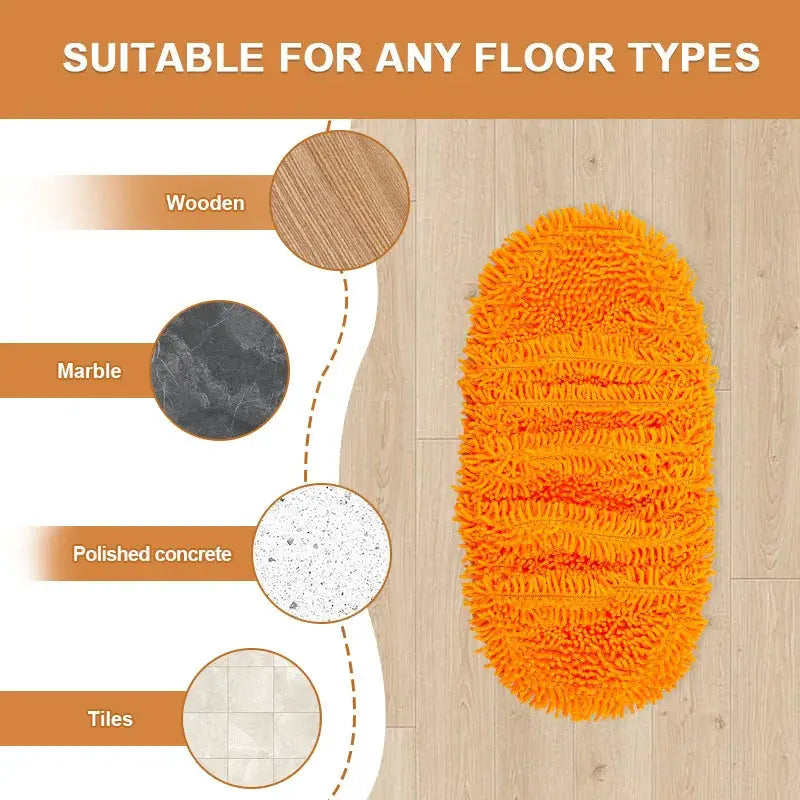 1PC Washable Mop Pads for Swiffer Sweeper XL Mopping Cloth Refills Reusable Mop Pad for Hardwood Floor Cleaning Dry Wet Use from PriceLows™