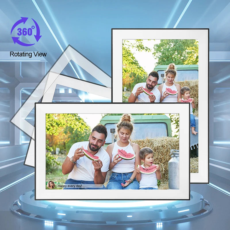 15.6 inch built in 32GB WiFi Large touch ips digital photo frame 1920*1080 WiFi Smart Frame Share Photos and Videos via frameo from PriceLows™