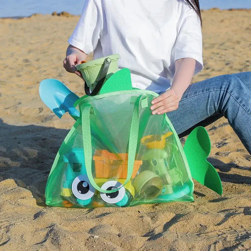 Summer New Travel Beach Bag, Children's Cartoon Toy Storage Bag, Swimsuit Storage Bag, Big-Eye Handheld Toiletry Bag from PriceLows™