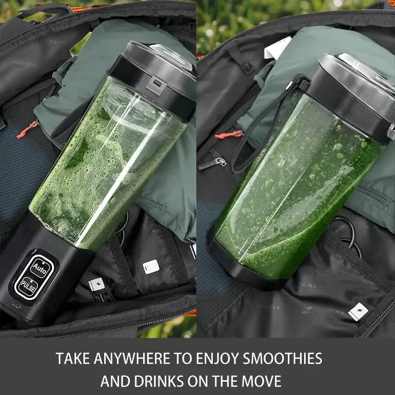 Portable Electric Juice Maker Blender 700ML USB Rechargeable Fruit Mixer 6 Blades Juicer for Shakes Smoothies Fresh Juicing Cup from PriceLows™