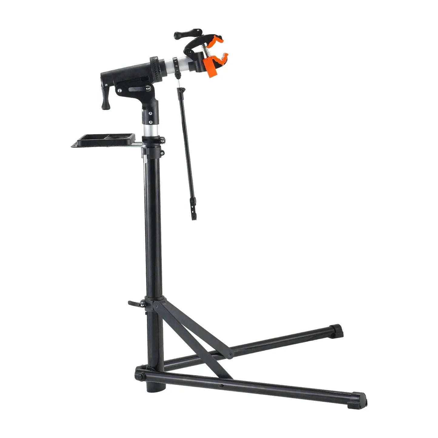 SucceBuy Bike Repair Stand Heavy-duty Aluminum Adjustable Height Magnetic Tool Tray Telescopic Arm Foldable for Home Shops from PriceLows™