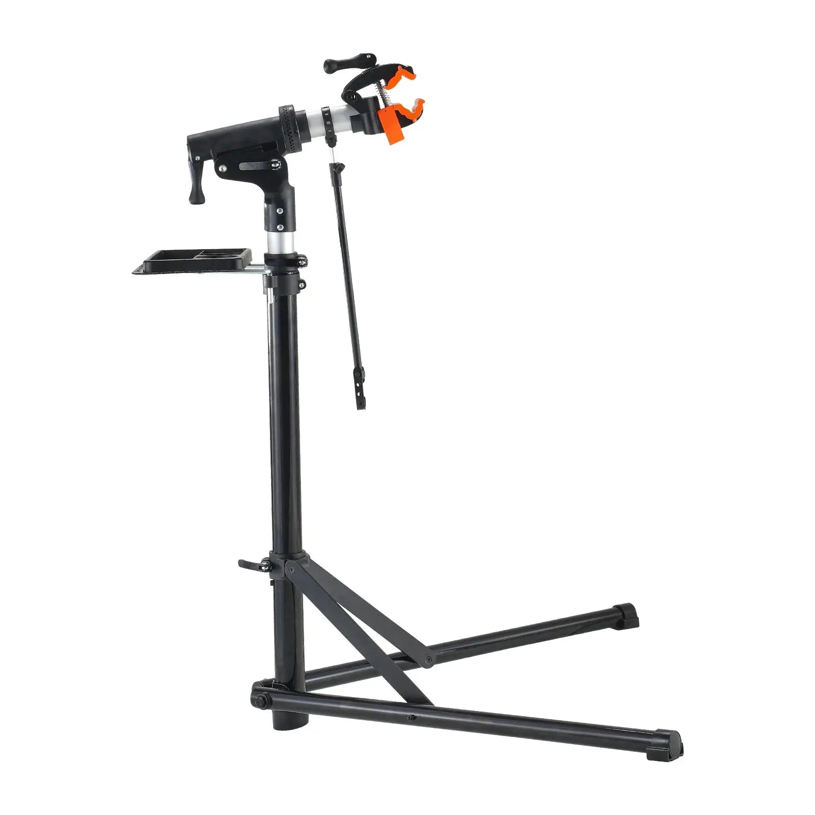 SucceBuy Bike Repair Stand Heavy-duty Aluminum Adjustable Height Magnetic Tool Tray Telescopic Arm Foldable for Home Shops from PriceLows™