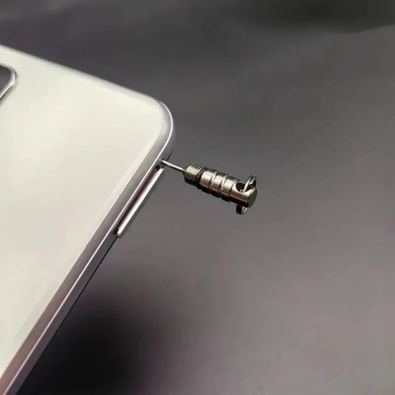 Mini Titanium Sim Tray Remover | 0.5Mm Diameter | Keychain Pendant