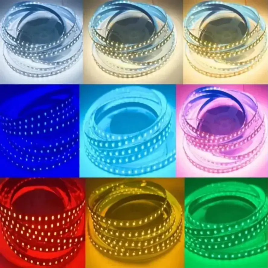 2835 LED Strip 120LEDs/m DC12V 24V Home Lamp Strip Decor Red Ice Blue Green Yellow Pink 2835 Flexible And Cuttable Soft Lamp Bar from PriceLows™