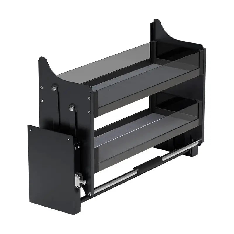 Double Layer Pull Down Shelf Pull Down Cabinet Organizer Shelf Organizer for Kitchen Upper Cabinet from PriceLows™