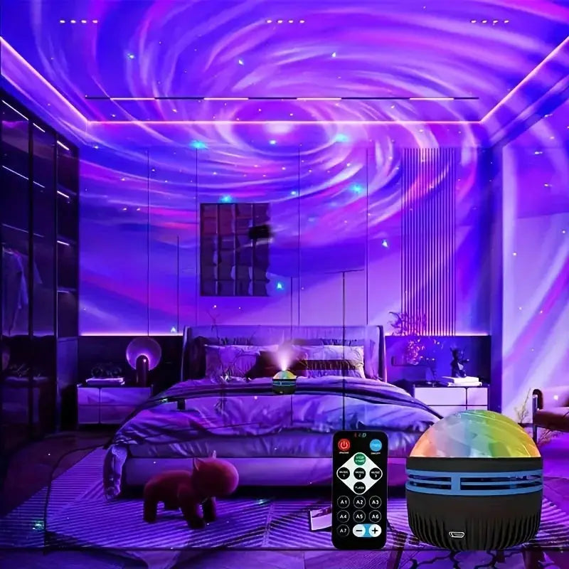 LED Night Light Galaxy Projector | Remote Control | 7 Modes