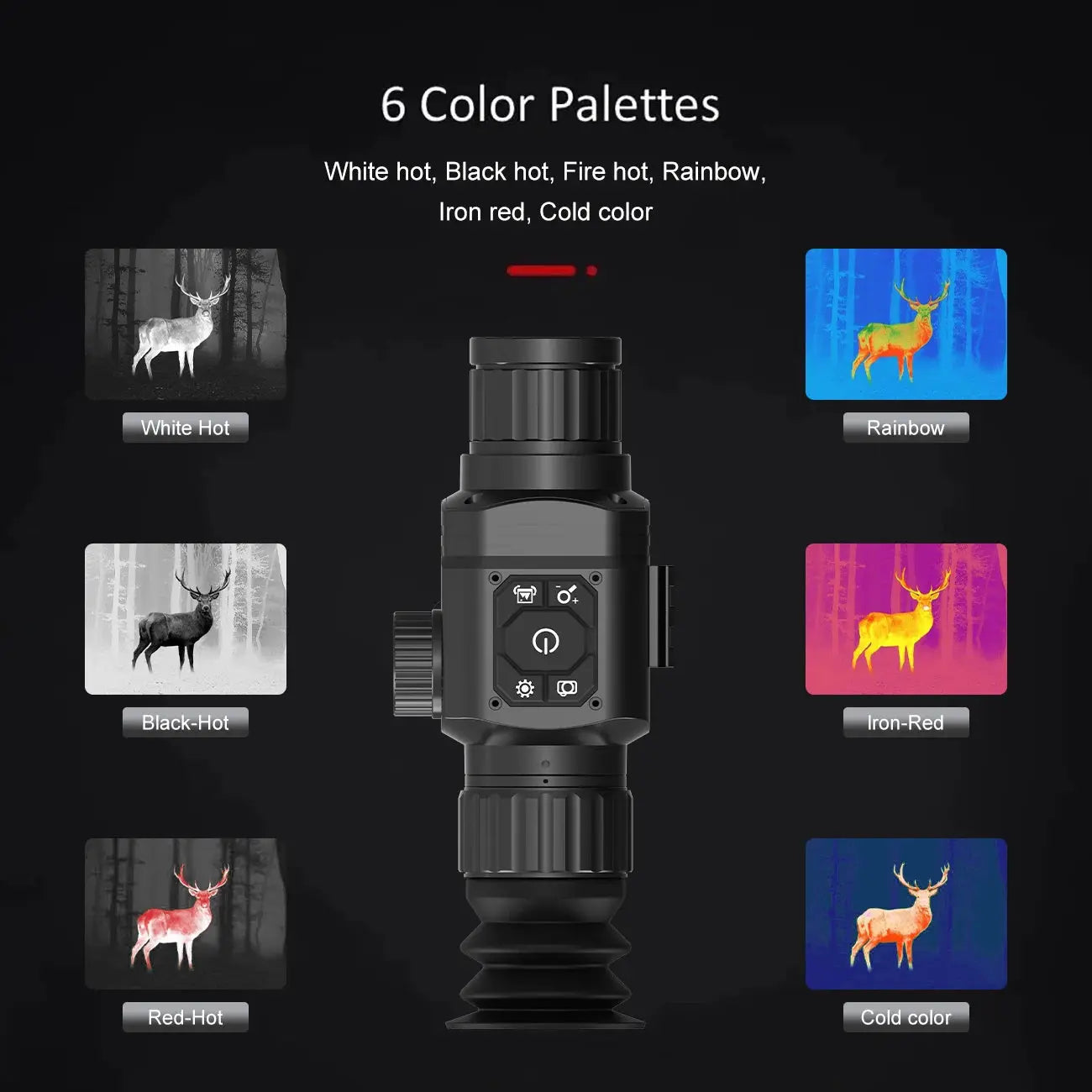 Hot Selling Thermal Monocular HT-C8 35mm Lens Hunting Thermal Imaging Telescope, with Night Vision Monocular GR225 HT-A7 from PriceLows™