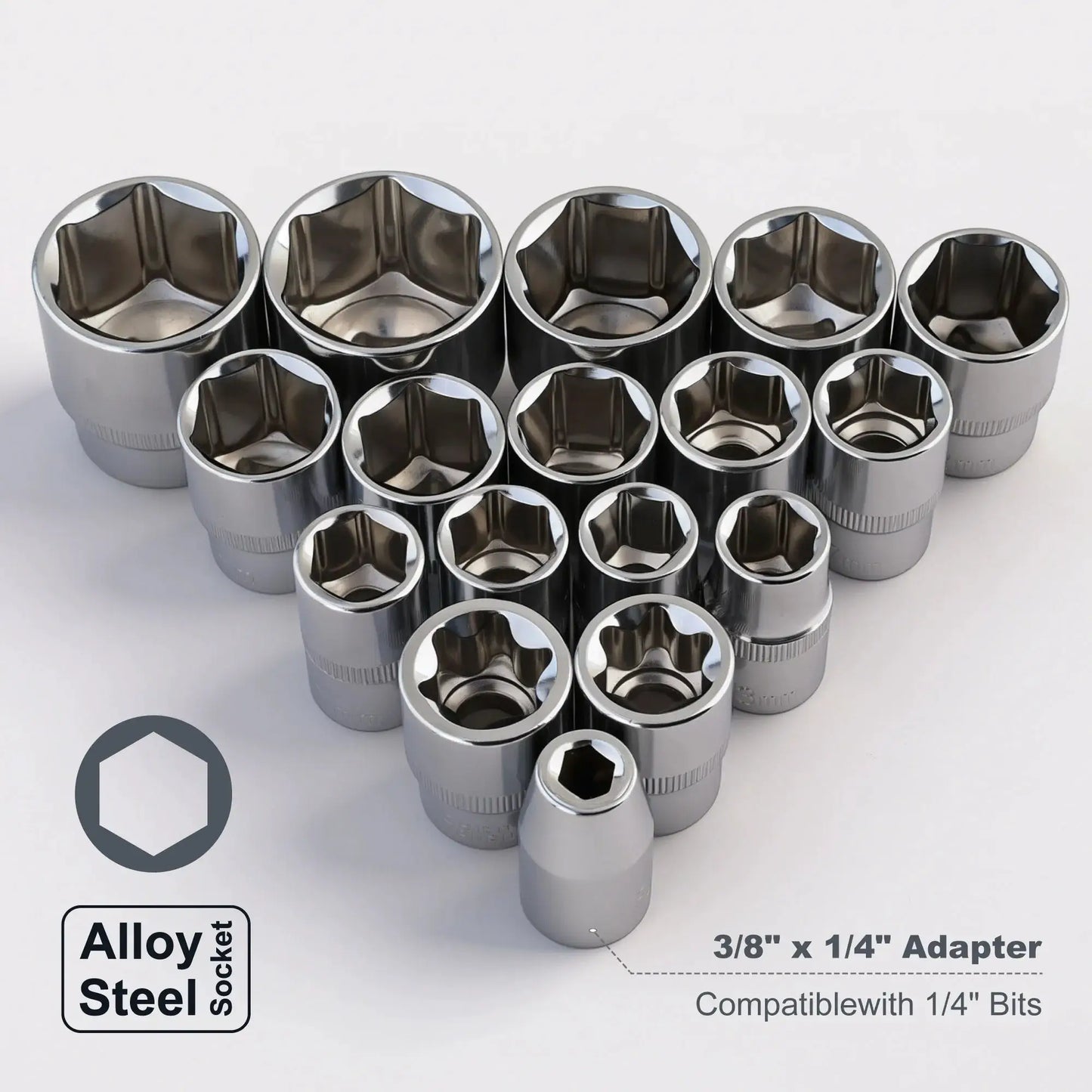 Hi-Spec 216PCS Mechanics Tool Set 1/4" 3/8" 1/2" Drive Socket Wrench Kit Ratchet Mixed Wrenches Auto Repair Tool Box Case from PriceLows™