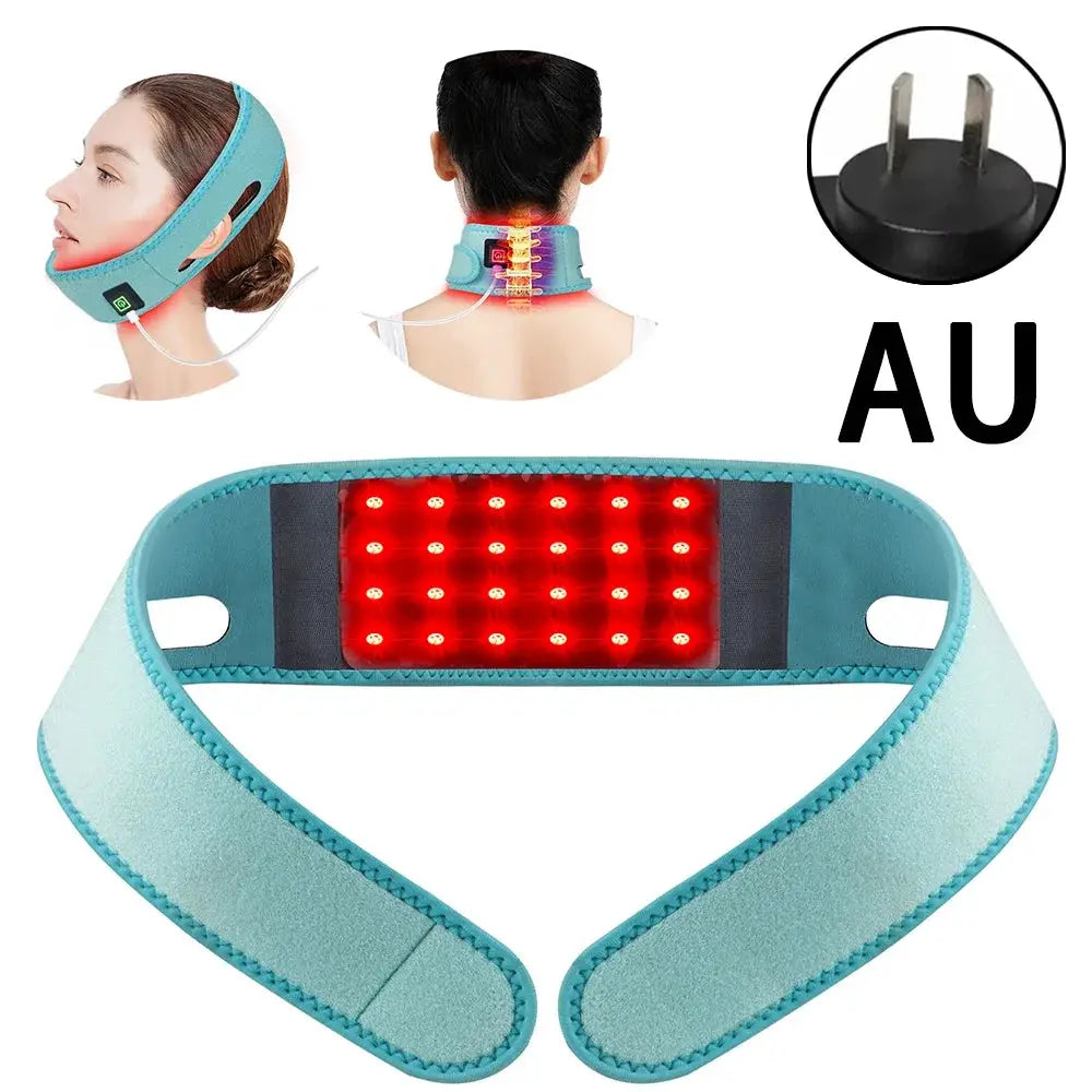 Neck Heating Wrap | 660nm Red Light | 850nm Infrared | Firming Skin Care