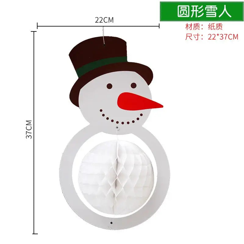 Christmas Tree Ornaments | Assorted Figures | PVC Material | 10 Pack
