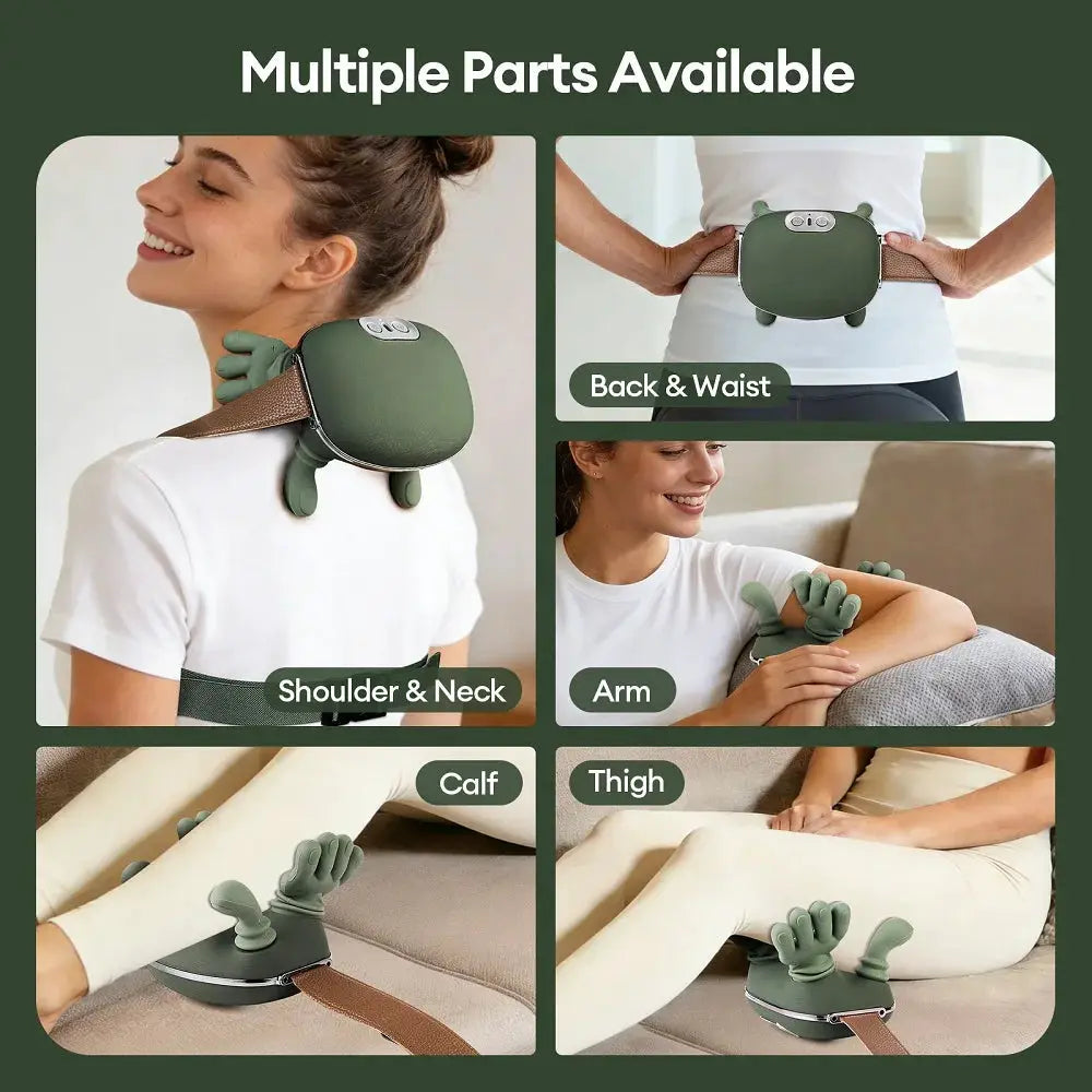 Neck And Shoulder Massager | Wireless | 4D Kneading | One Size