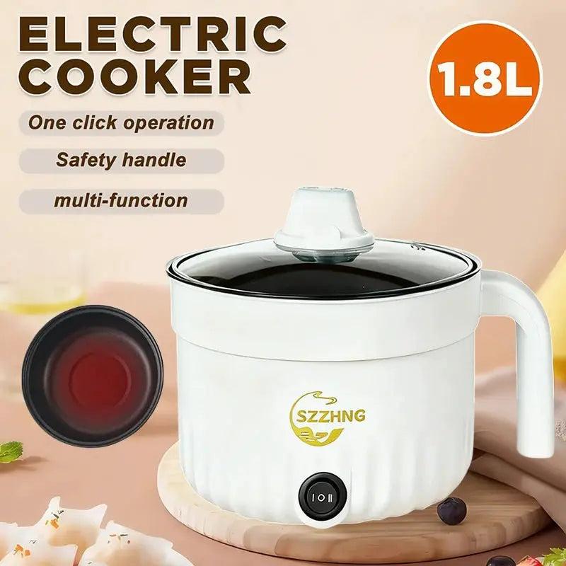 Rice Cooker | 1.8L Capacity | With Steamer | Mini Size