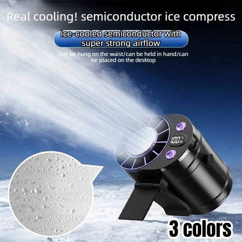 Waist Worn Portable Air Conditioner | 5W Low Power | Ice Pack Cooling | 1-3 Pack