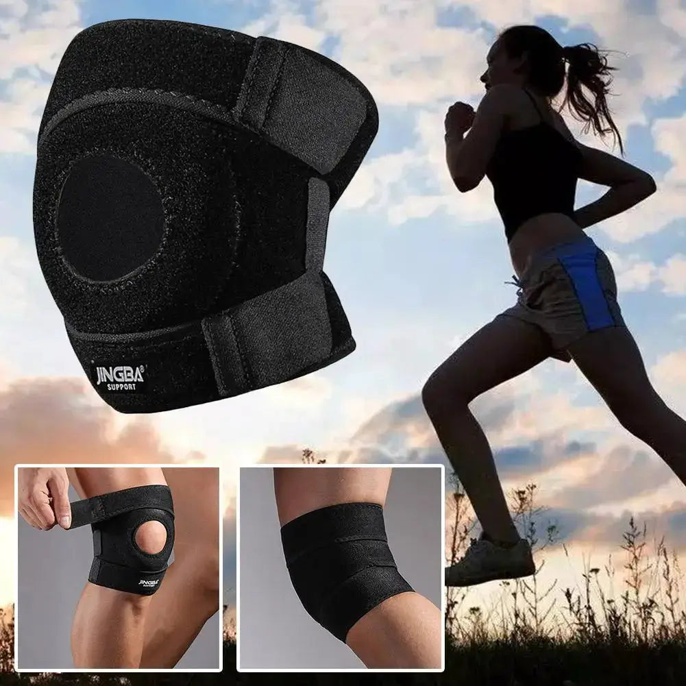Knee Support Brace | Adjustable Patella Stabilizer | Compression Gel Pad For Men And Women